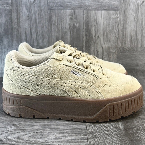 Puma Shoes - Puma Beige and Brown Women's Sneakers
